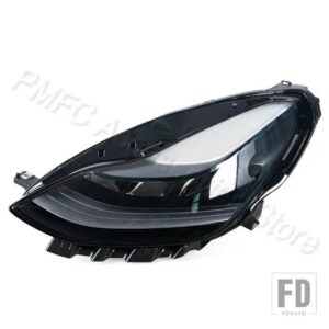 テスラ モデル3 モデルY 2021-23 151495200C 151495300C用 ヘッドライトアセンブリ フロントバンパー ヘッドランプ ヘッドランプ フォグランプ - Only 1 Left