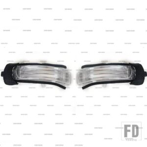 トヨタ カローラ オーリス 2010 11 2012 2013 2014 ドアウィング バックミラーインジケーターランプ LED サイドミラーウィンカーライト - 1 Left and 1 Right