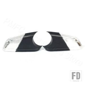 LED ウィンカーライトランプ バックミラー サイドウィングミラー 1Z0949101C シュコダ オクタビア MK2 A5 2004 2005-2013 VW ポロ 2005-2009 用 - 1 Left and 1 Right