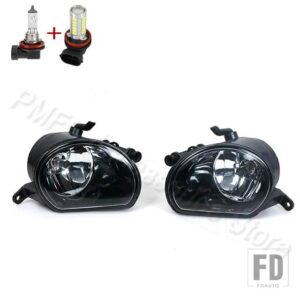 アウディ LEDとハロゲンフロントフォグランプカーライトフォグランプ Q7 2010 2011 2012-2015 4L0941699 4L0941700自動車用 - 1 Left and 1 Right