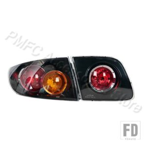 マツダ 3 セダン 2004-08-2010 用テールライトアセンブリ リアウィンカーライト ブレーキランプ ハザードリバースランプ - Inside Outside-Left