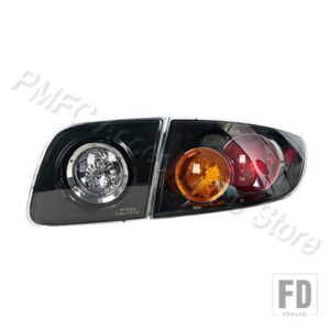 マツダ 3 セダン 2004-08-2010 用テールライトアセンブリ リアウィンカーライト ブレーキランプ ハザードリバースランプ - Inside Outside-Right