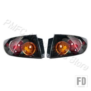 マツダ 3 セダン 2004-08-2010 用テールライトアセンブリ リアウィンカーライト ブレーキランプ ハザードリバースランプ - Outside-1Pair