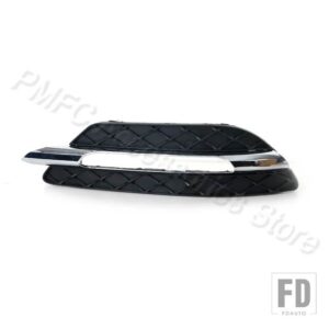 メルセデスベンツ フロントバンパー LED DRL デイタイムランニングライト フォグランプ グリル フォグランプカバー Cクラス W204 2011-2013 A2 - Grille-1Left