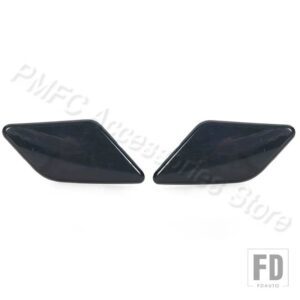 ボルボ フロントバンパー ヘッドライト ウォッシャー ノズル カバー S40 2008-12V50 2008-11 39886377 39886397 - 1 Left and 1 Right