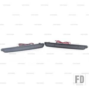 マツダ LED ブレーキライト リアバンパーリフレクター テールストップ ランニングウィンカー フォグランプ 3 2004-2009 BN8R-51-5L0B - Black Lens