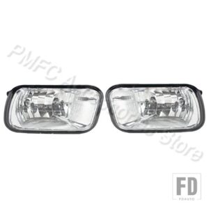 ダッジ ラム 1500 2500 3500 2009-12 自動車用 フロント クリア バンパー フォグライト ハロゲン フォグランプ 55372735AB 55372734AB - Clear Shell-1Pair