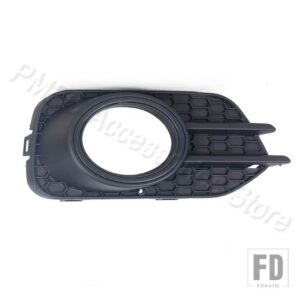 VW フォグライトカバー フロントバンパー フォグランプ グリルカバー ブラック ティグアン 2012 2013 2014-2018 2019 USバージョン - 1 Right With Hole A
