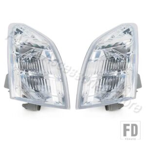 日産 X-TRAIL XTRAIL T30 2001-06 自動車用 フロントバンパー コーナー ウィンカーランプ ヘッドライト マーカーライト - 1 Left and 1 Right