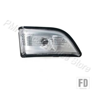 ボルボ 自動車用 バックミラー ウィンカーライト インジケーターランプ レンズ XC60 2009-13 31217288 31217289 - White Shell-Right