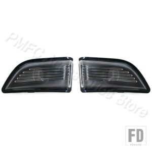 ボルボ 自動車用 バックミラー ウィンカーライト インジケーターランプ レンズ XC60 2009-13 31217288 31217289 - Black Shell-1Pair