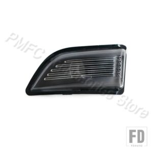 ボルボ 自動車用 バックミラー ウィンカーライト インジケーターランプ レンズ XC60 2009-13 31217288 31217289 - Black Shell-Left