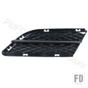 BMW E90 E91 2009 2010-2012 自動車用 フロントバンパー アンダーフォグランプグリルカバー メッシュ カーアクセサリー 51117198901 511171989 - No holes-Left