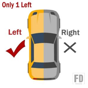 VW リアバンパーリフレクターライト ブレーキランプ ハザード灯 トゥアレグ 2002-2010 7L6945106A 7L6945105A - Only 1 Left