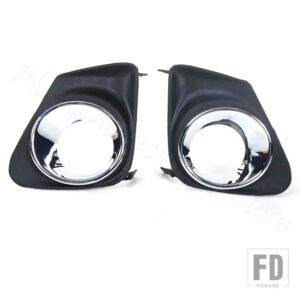トヨタ 1ペア ブラックフロントバンパー フォグランプ フォグランプアセンブリ ドライビングライト ヘッドライト ABS カローラ 2011 2012 2013 - 1Pair Grille