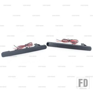 ホンダ アコード 8 MK8 サルーン 2008-2015 EU アキュラ TSX セダン 2009-2014 バージョン 自動車用 LED リアバンパー リフレクター ライト ブ - Black Cover With LED