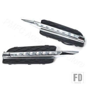 BMW 8LED DRL デイライト デイタイムランニングライト 防水ヘッドランプアセンブリ ライトカバー X5 E70 2007 2008 2009 2010用 - 1 Left and 1 Right