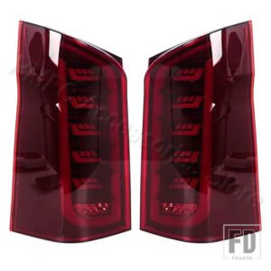 メルセデスベンツ 自動車用 LEDテールライトアセンブリ ダイナミックウィンカーランプ ブレーキリバースライト ヴィト W447 V260 V250 V220 20 - For V Class-Red