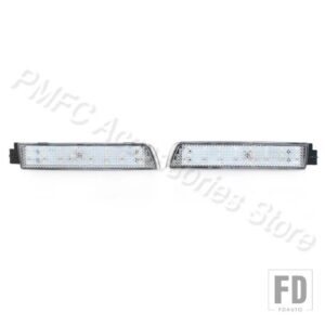 日産 クエスト セントラ ジューク用 インフィニティ FX50 FX35 FX37用 LEDリアバンパーブレーキライト ストップランプ リフレクター リバースラ - White Shell