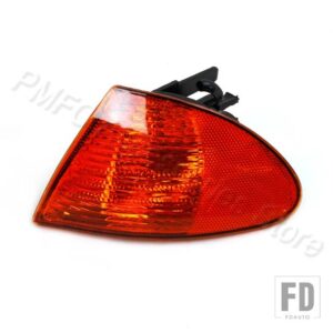 BMW フロントバンパーコーナーマーカーライトレンズウィンカーランプパーキングシグナルインジケーター 3シリーズE46 1999-2001 63136902765 - Orange Lens-Left