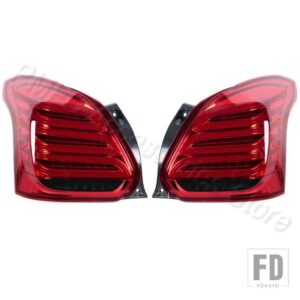 スズキ スイフト 2017 2018 2019 自動車用 LED テールランプ アセンブリ テールライト リアフォグランプ ブレーキライト リバースダイナミック - Red Shell