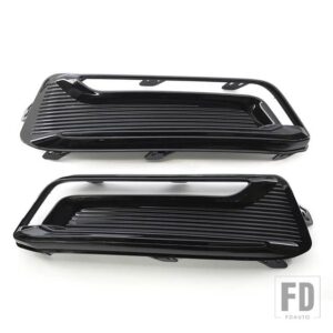 シボレー フロントバンパー フォグランプグリル インパラ 2014 2015 2016-2020 GM1039166 13730161 23455346 GM1038166 13730162 23455347 - Black-1 Pair