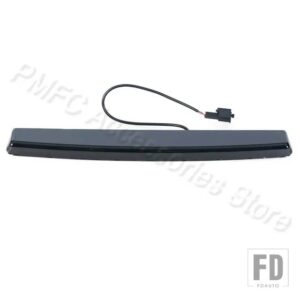 VW 1個 リアサードブレーキライト 3RDブレーキハザードストップランプゴルフ 5 V GTI R32 2005 2006 2007-2009 車高ブレーキランプ用 - Black Lens