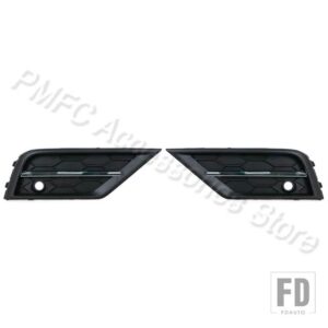 車用フォグランプシェルグリル フォグランプカバー フォグランプグリル フォルクスワーゲン VW ティグアン MK2 2017 2018 2019-2021 5NG853666 - With Hole-1Pair