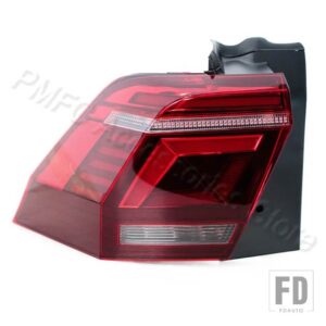 VW LEDテールライトアセンブリ ウィンカーライト ブレーキライト リバースランプ リアフォグランプTIGUAN 2017-21-2023用 - Outside Left