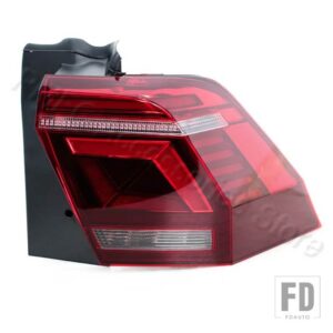 VW LEDテールライトアセンブリ ウィンカーライト ブレーキライト リバースランプ リアフォグランプTIGUAN 2017-21-2023用 - Outside Right