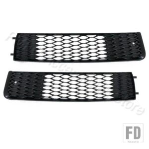 アウディ フロントバンパー フォグランプグリル レーシンググリル グリルメッシュカバートリムベント Q7 S-LINE 2009-12-2015 4L0807697B - 1 Left and 1 Right