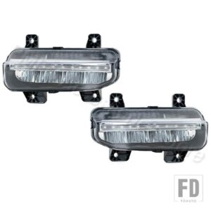 LED 自動車用 フロントバンパー フォグランプ フォグランプ ダッジ ラム 1500 DT 2019-2020 82215273AB ヘッドライト フォグランプ カーアクセ - 1 Left and 1 Right