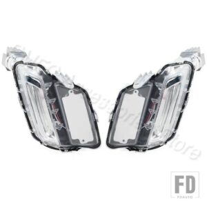 ボルボ LED フロントバンパー フォグランプ DRL デイタイムランニングライト フォグランプ XC60 2014-18 自動車用 31364330 31364331 - 1 Left and 1 Right