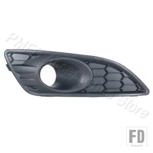 フォード フィエスタ JA8 MK7 2013 2014-2017 フロントバンパーカバーフレーム ロワーハニカムフォグランプグリル D2BZ15266CB D2BZ15266GB - Right-No holes
