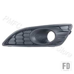フォード フィエスタ JA8 MK7 2013 2014-2017 フロントバンパーカバーフレーム ロワーハニカムフォグランプグリル D2BZ15266CB D2BZ15266GB - Left-No holes