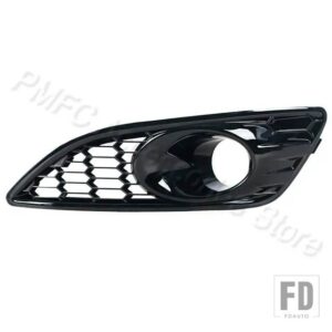 フォード フィエスタ JA8 MK7 2013 2014-2017 フロントバンパーカバーフレーム ロワーハニカムフォグランプグリル D2BZ15266CB D2BZ15266GB - Left-With holes