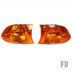 BMW フロントコーナーライト ウィンカーカバーランプ バルブ無 E38 7シリーズ 750IL 740I 740IL 1998-2000 2001 63138379107 63138379108 - 1 Left and 1 Right