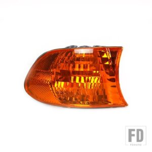 BMW フロントコーナーライト ウィンカーカバーランプ バルブ無 E38 7シリーズ 750IL 740I 740IL 1998-2000 2001 63138379107 63138379108 - Only 1 Right