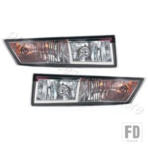 キャデラック フォグランプ フロントバンパー フォグランプ カーアセンブリ デイタイムランニングドライブランプ エスカレード ESV 2007-2014 - 1 Left and 1 Right