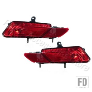ボルボ リアバンパーランプ ブレーキライト ストップランプ テールライト フォグランプ ハザード灯 カーライト レッドシェル XC60 2014-16用 - 1 Left and 1 Right