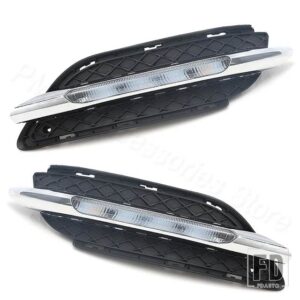メルセデスベンツ 自動車用 LED DRL デイタイムランニングライト ホワイトイエローウィンカーライト W246 Bクラス B180 B200 2011 2012-2014用 - 1 Left and 1 Right