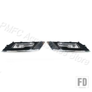 フォード DRL LEDデイタイムランニングライトフォグランプウィンカーランプドライビングライトフュージョン2017-2018デイライト用 - 1Pair