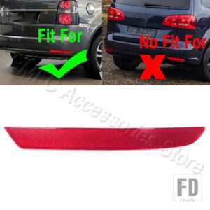 VW リアバンパーブレーキライトリフレクターランプフォグランプハザード灯装飾ライトトゥーラン2011-15用 - Only 1 Right