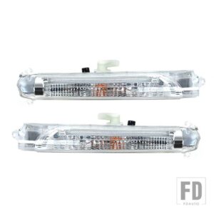 ポルシェ フロントバンパー LED デイタイムランニングライト フォグランプ カイエン GTS ターボ 2007 2008-2010 7L5941181E 7L5941182E - 1 Left and 1 Right