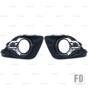 三菱 自動車用 フロントバンパー フォグランプグリル フォグランプカバー フォグライトフレームフード ASX 2010 2011 2012用 - 1 Left and 1 Right