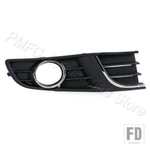 PMFC フロントバンパー フォグランプ カバー グリル フォグランプ グリル フレーム カーアクセサリー VW ポロ 2011 2012 2013 6QD854662A 6QD8 - Only 1 Right