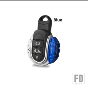 ミニクーパー JCW カーキーカバー 用 キーカバー キーケース キーチェーン F55 F56 F57 F54 F60 JCW プラスチック素材 ABS - Blue
