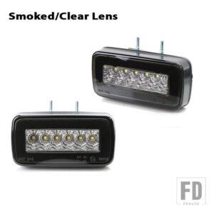 メルセデスベンツ 3-IN-1 LEDリアフォグ/テールランニングランプリバースバックアップライト付き W463 Gクラス G500 G550 G63 G55 AMG 1986-20 - Smoked Clear Lens