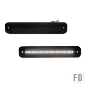 フォード アンバー/レッド フル LED フロント/リア サイドマーカー ライト 1973-1979 F100 F150 ブロンコ用OEM アンバー/レッド サイドマーカー - 2pcs white
