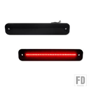 フォード アンバー/レッド フル LED フロント/リア サイドマーカー ライト 1973-1979 F100 F150 ブロンコ用OEM アンバー/レッド サイドマーカー - 2pcs Red
